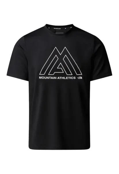Tricou cu decolteu la baza gatului pentru antrenament Mountain Athletics - Negru