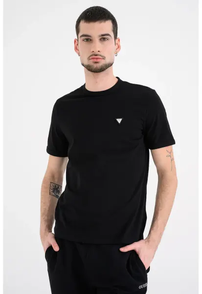 Tricou cu decolteu la baza gatului pentru antrenament - Negru