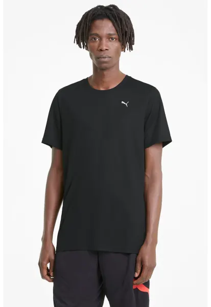 Tricou cu decolteu la baza gatului si tehnologie dryCELL - pentru fitness Performance - Negru