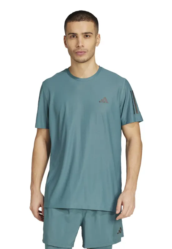 Tricou cu decolteu rotund pentru alergare - Verde persan