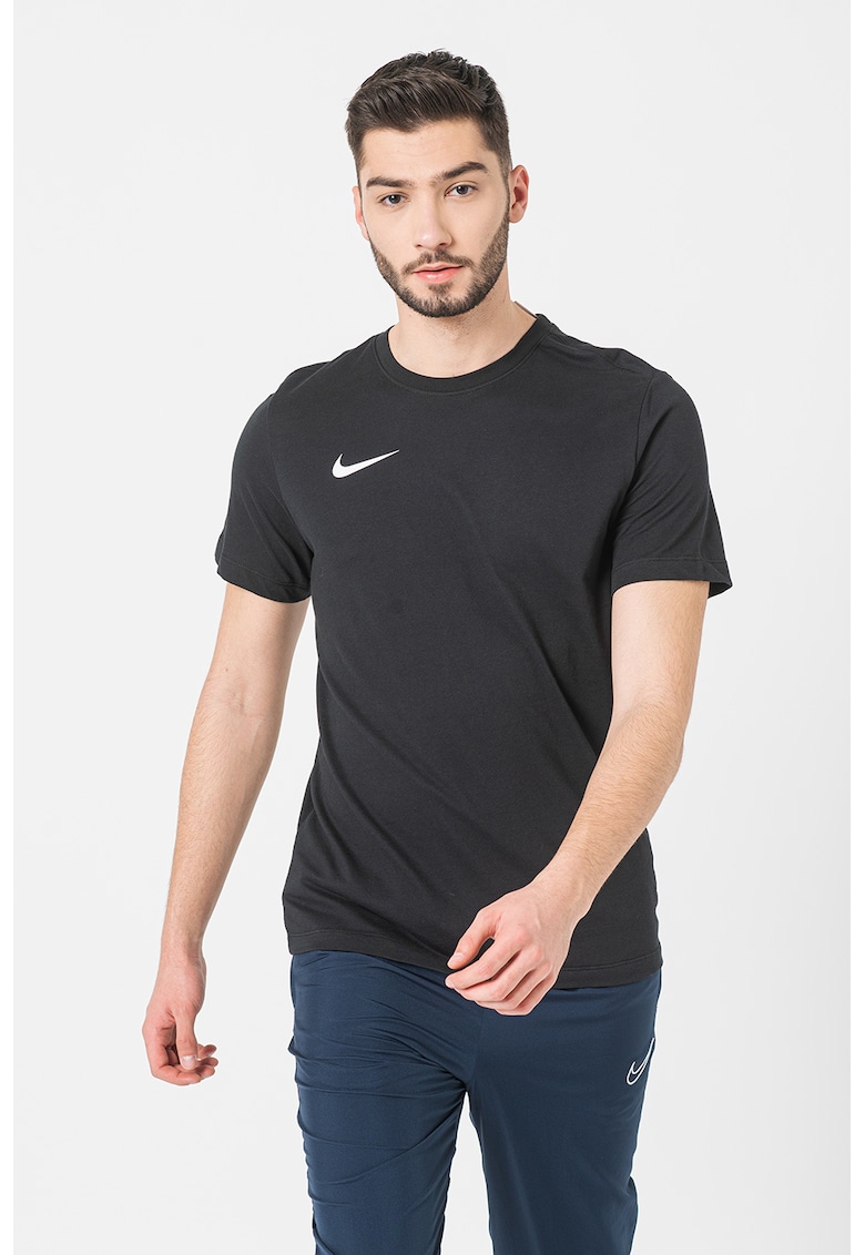 Tricou cu detaliu logo si tehnologie Dri-FIT pentru fotbal Park20 - Negru