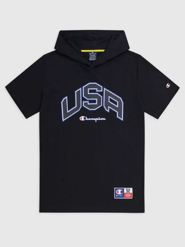Tricou cu gluga