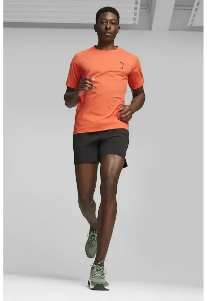 Tricou cu tehnologie coolCELL - pentru alergare Seasons - Portocaliu mandarina