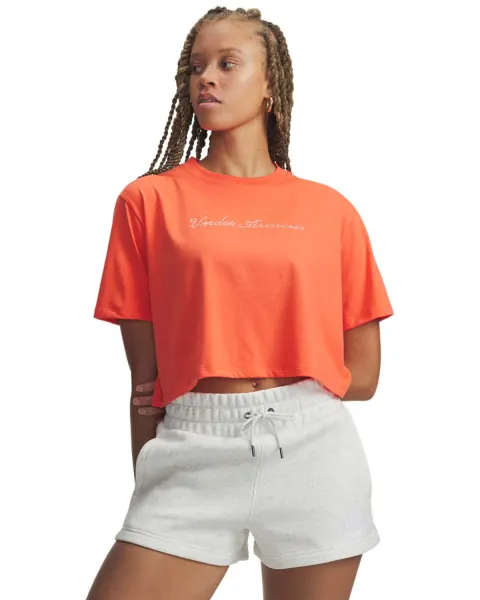 Tricou Dama CROP SHORT SLEEVE Under Armour