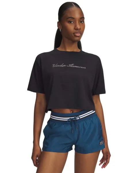 Tricou Dama CROP SHORT SLEEVE Under Armour