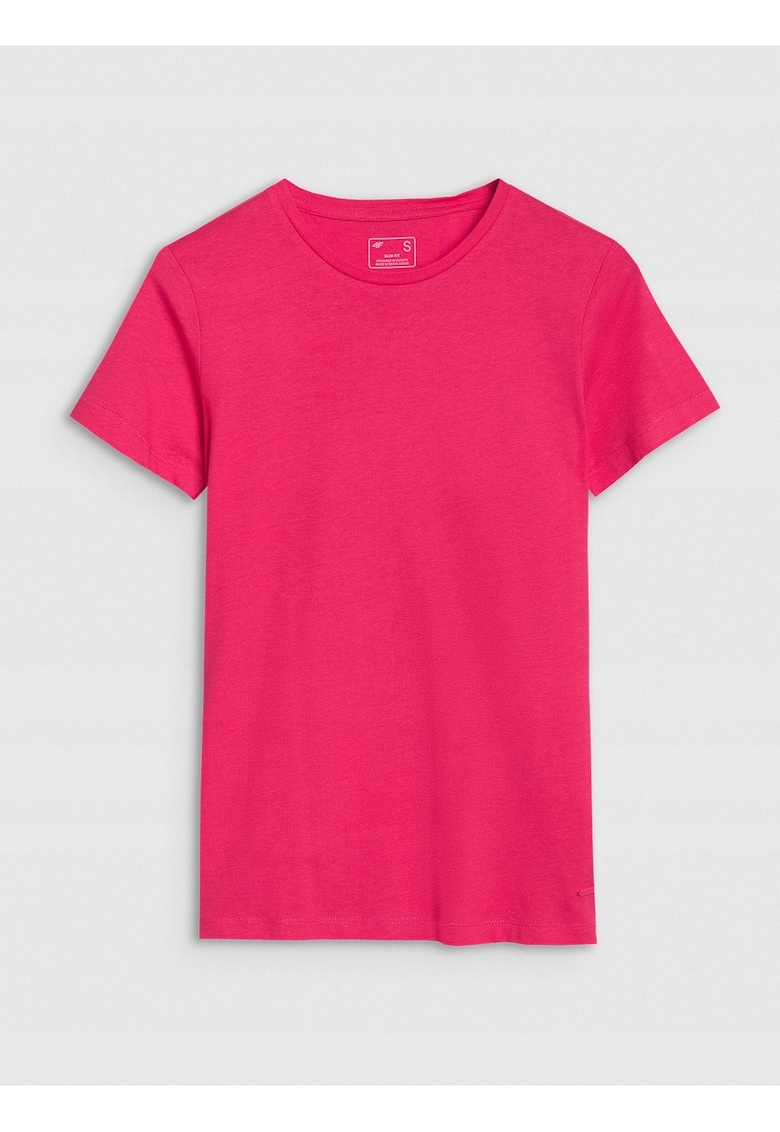 Tricou dama  Slim - roz - stil sportiv