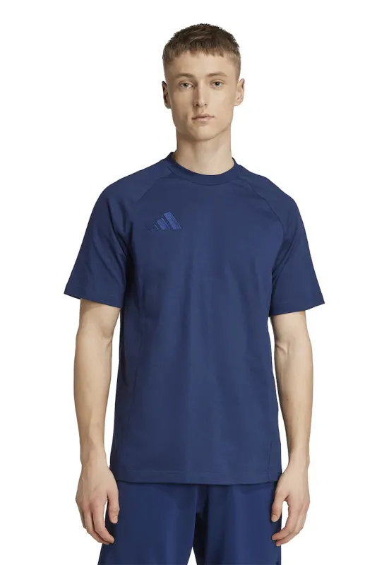 Tricou de bumbac pentru fotbal Tiro25 - Bleumarin
