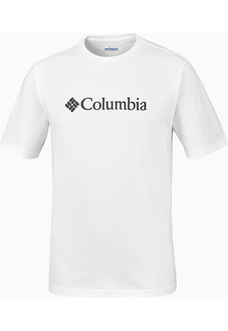 Tricou de trekking -  Bumbac - Alb/Negru - Alb/Negru