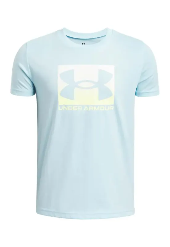 Tricou din amestec de bumbac cu logo Boxed Sports - Alb/Albastru deschis