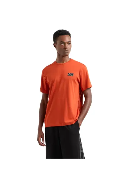 Tricou  EA7 Train Logo Premium 42621 - Rosu