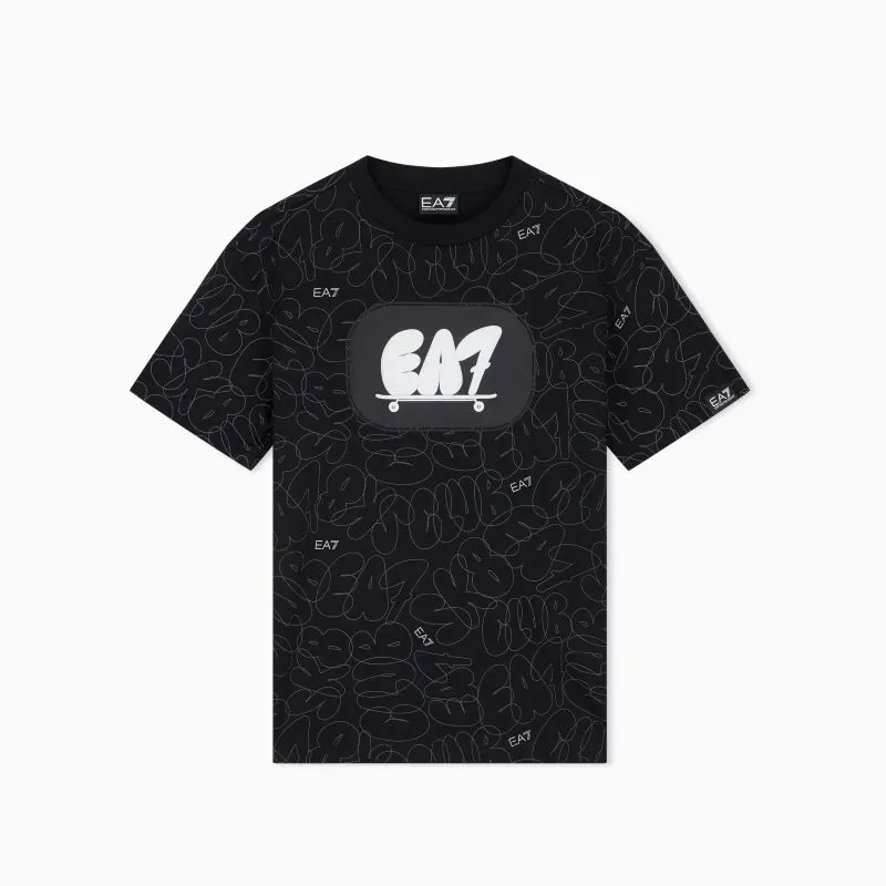 Tricou EA7 TRAIN LOGO SERIES BOY TEE SS SKATE LOGO
