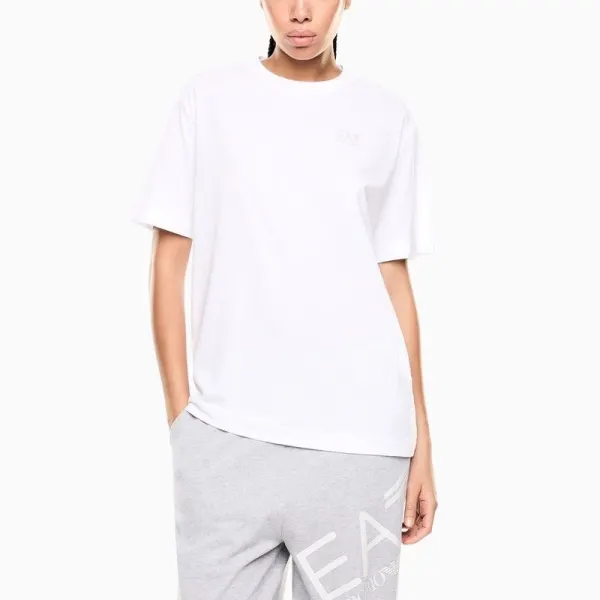 Tricou EA7 TRAIN LOGO SERIES W MAXI LOGO OVERSIZE TEE