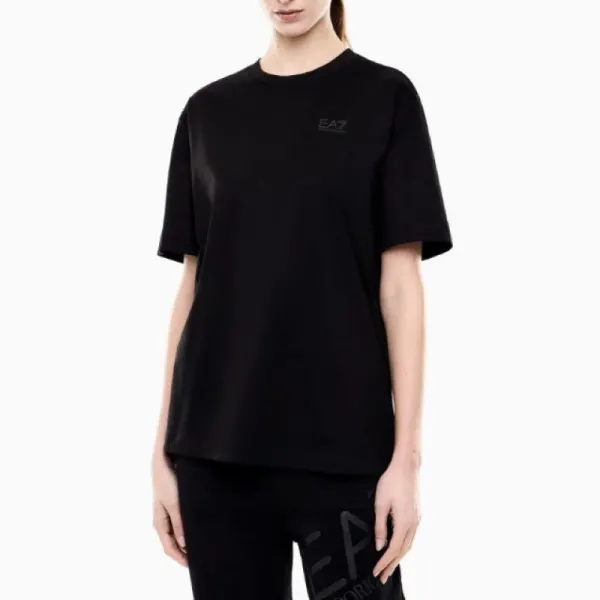 Tricou EA7 TRAIN LOGO SERIES W MAXI LOGO OVERSIZE TEE