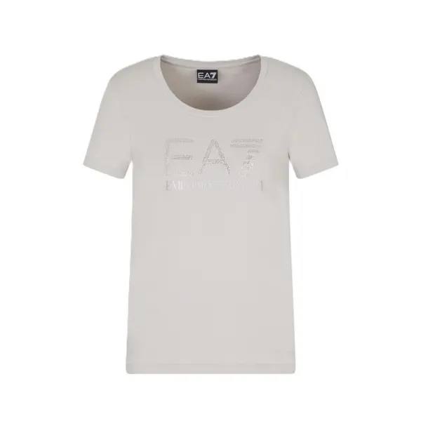 Tricou EA7 TRAIN LOGO SERIES W TEE SS RN FANCY STRASS