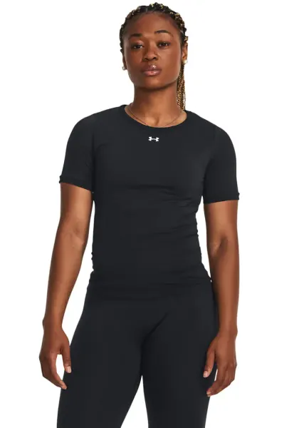 Tricou fara cusaturi pentru antrenament Train - Negru