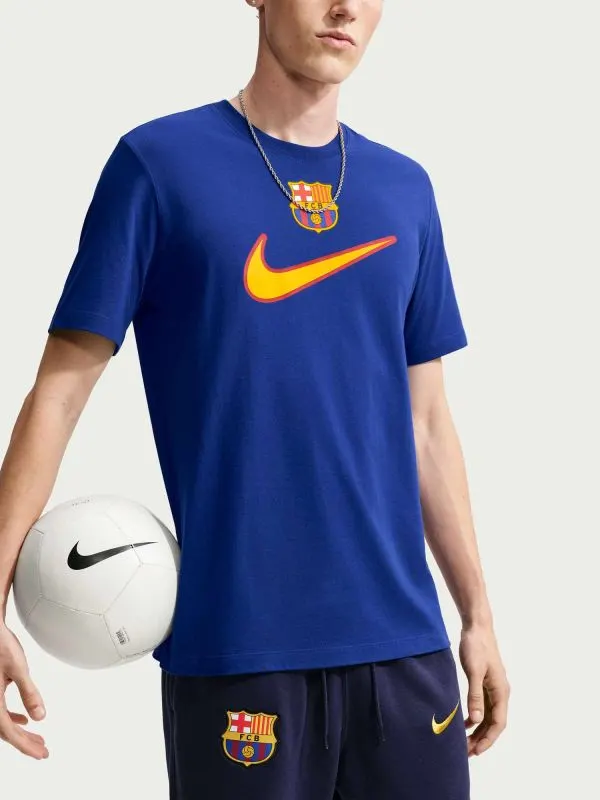 Tricou Fcb M Nk Swoosh