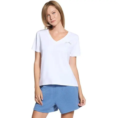 Tricou femei Skechers Stride Performance Tee TP167-WHT