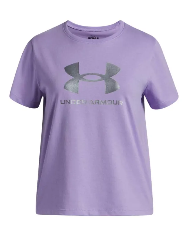 Tricou Fete RIVAL SHIMMER Short Sleeve Under Armour