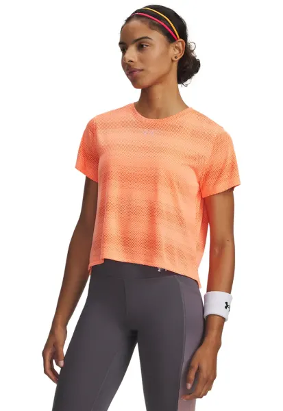 Tricou lejer pentru alergare Velociti - Portocaliu mandarina