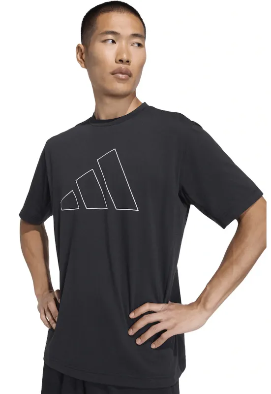 Tricou lejer - pentru fitness Essentials - Negru