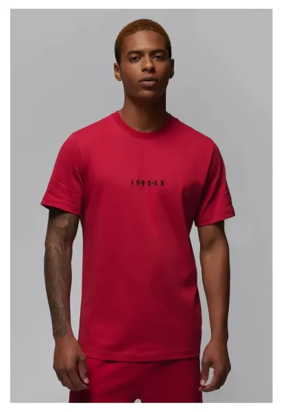 Tricou  M J Emb Jordan Air Crew - Rosu