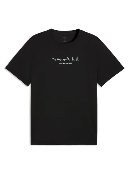 Tricou M Run Slogan Graphic