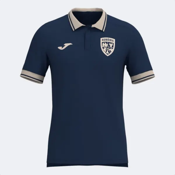 Tricou  Oficial  de  prezentare  Polo  adulti  Joma Romania  25 26  Albastru
