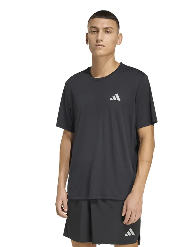 Tricou pentru alergare Run Ess - Negru