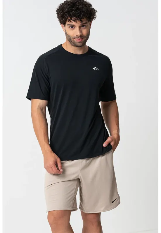 Tricou pentru alergare Trail Solar Chase - Negru