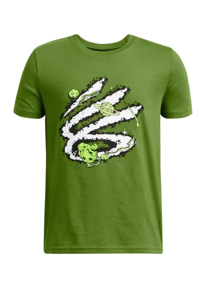 Tricou pentru baschet Curry Trend - Verde
