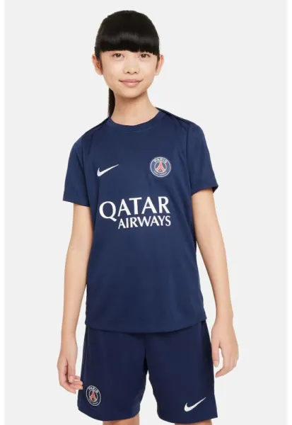 Tricou pentru fotbal PSG - Alb/Bleumarin