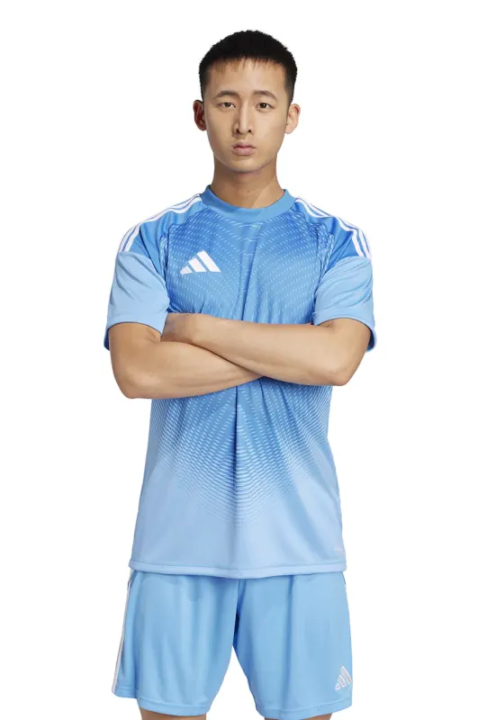 Tricou pentru fotbal Tiro 25 Competition - Albastru glaciar