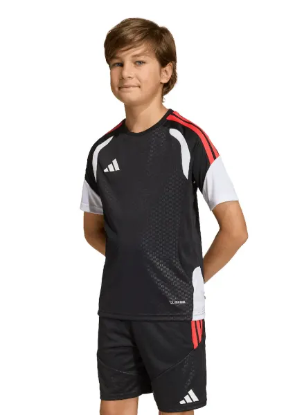 Tricou pentru fotbal Tiro26 Competition - Rosu/Alb/Negru