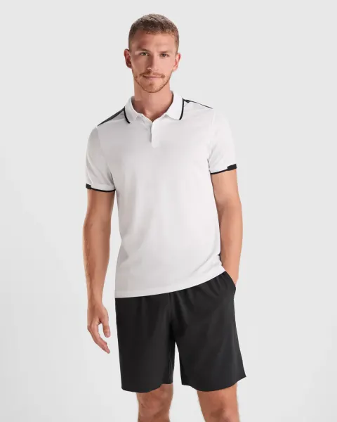 Tricou polo sport din material anti bacterian 150g TAMIL