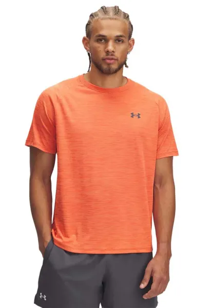Tricou regular-fit cu model texturat pentru antrenament Tech™ - Portocaliu