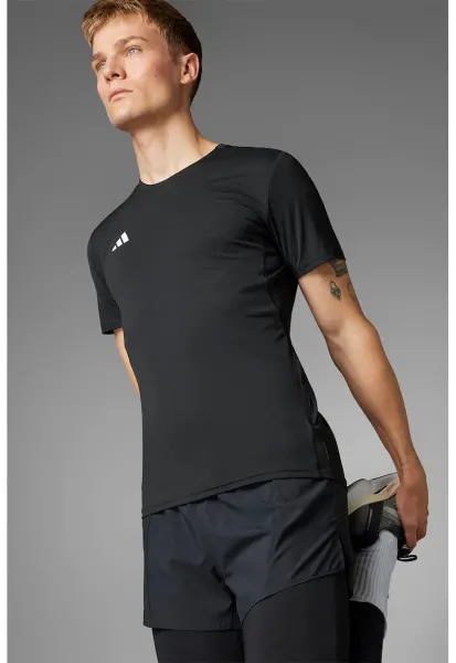 Tricou slim fit pentru alergare Adizero - Negru