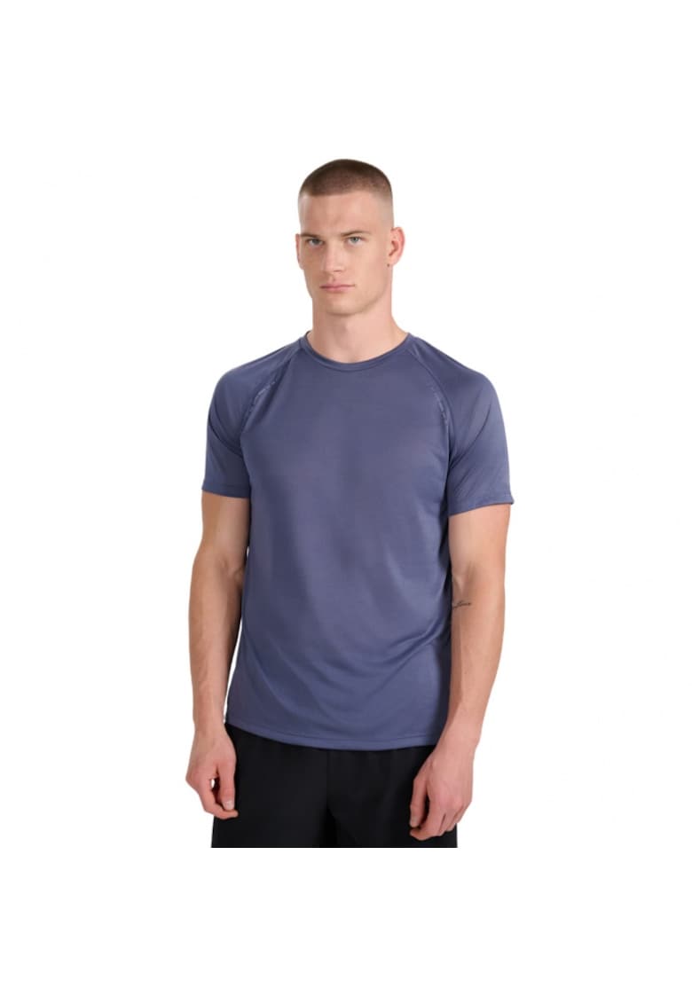 Tricou sport  albastru - maneca lunga - pentru alergare si antrenament