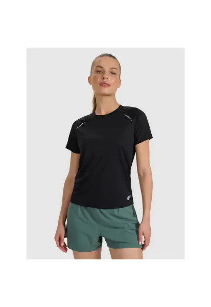 Tricou sport -  alergare pe teren - uscare rapida - negru - poliester - set XL