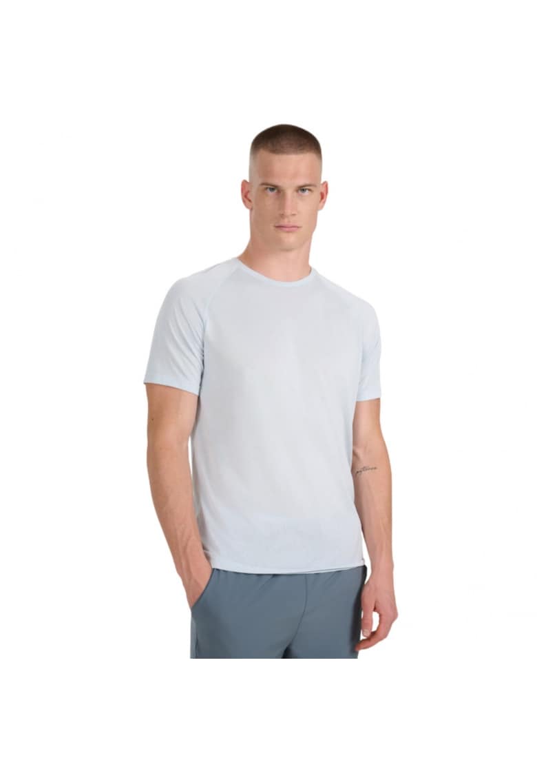Tricou sport antrenament - gri - maneca scurta