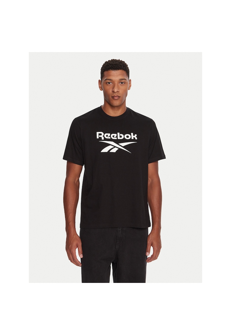 Tricou sport barbatesc  negru - bumbac