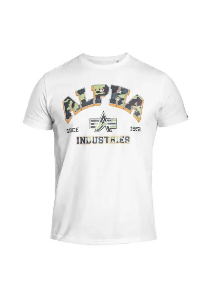 Tricou sport barbati  1582 - Bumbac - Alb