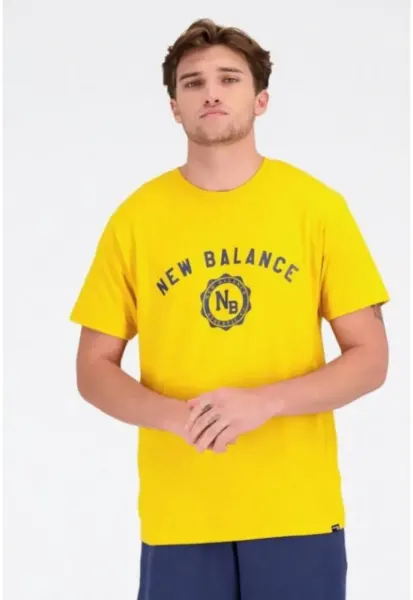 Tricou sport barbati -  Bumbac/Poliester - Galben -