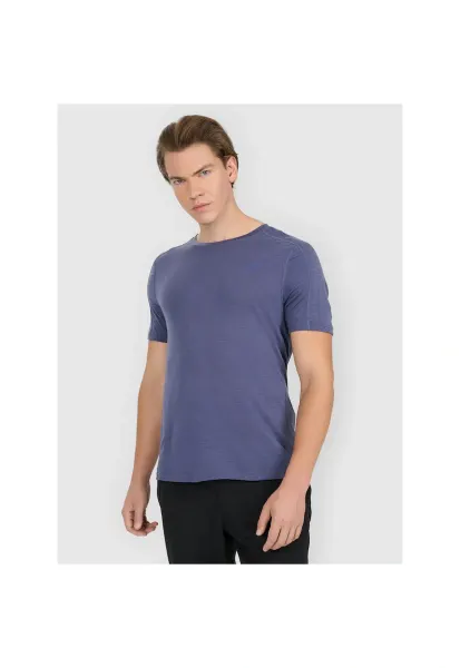 Tricou sport  bumbac confortabil - bleumarin