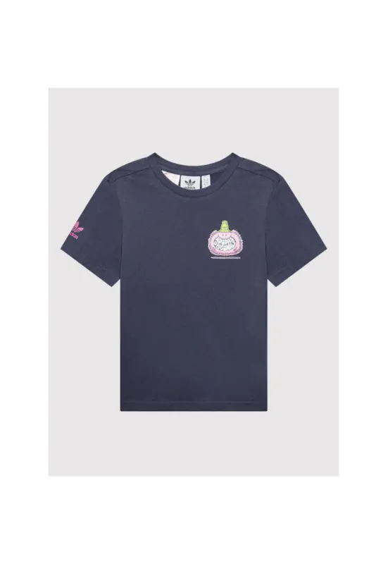Tricou sport copii -  bleumarin