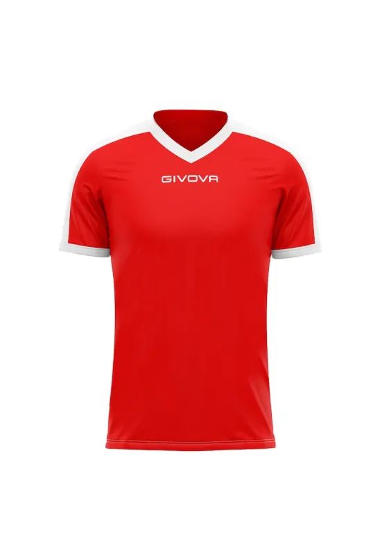 Tricou sport copii Revolution - Rosu / Alb - 110-122 CM