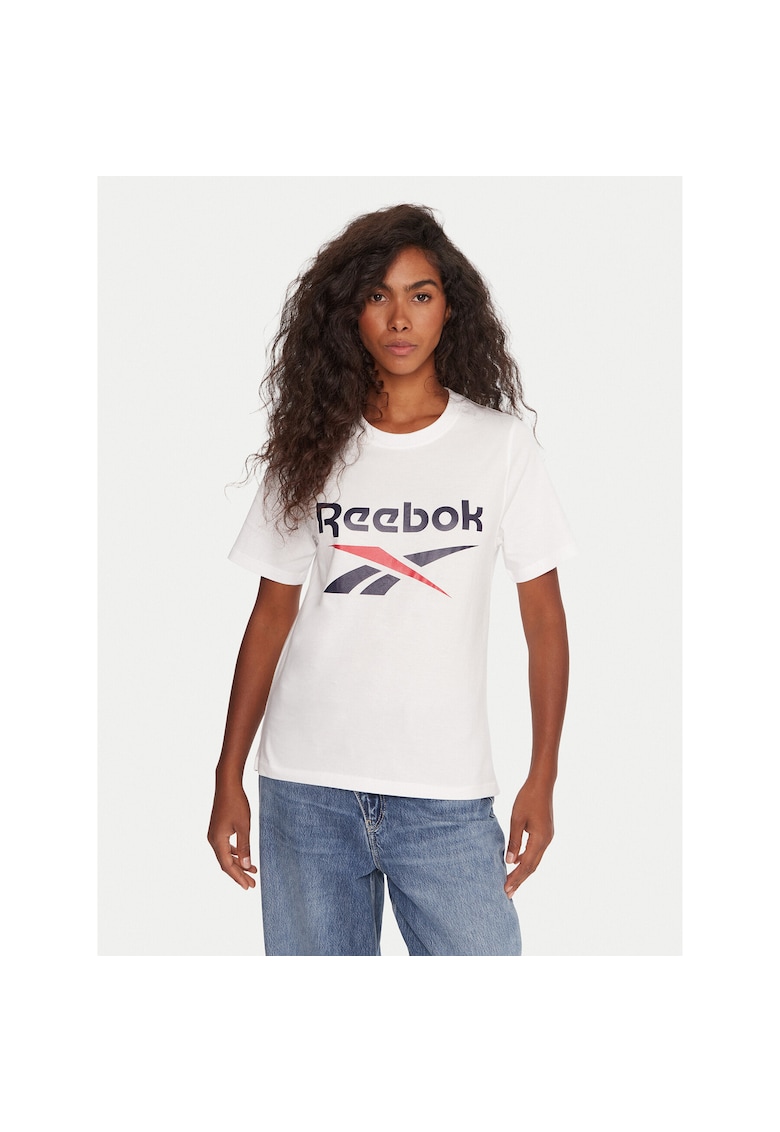 Tricou sport dama  alb - bumbac