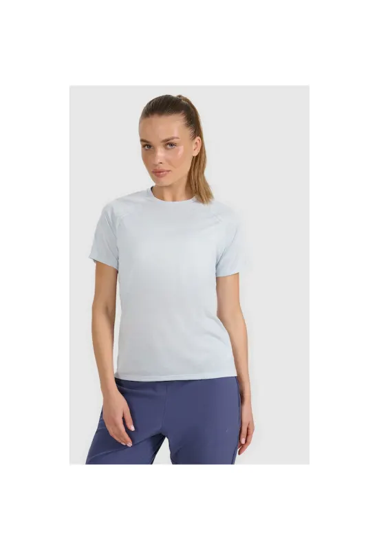 Tricou sport dama  alergare - uscare rapida - albastru - poliester