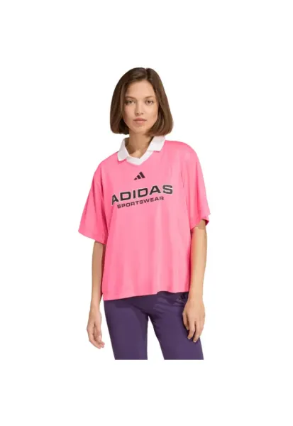 Tricou sport dama  Tiro Q4 - roz - material respirabil
