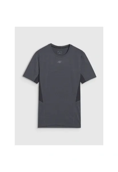 Tricou sport  gri - uscare rapida - material sintetic - slim