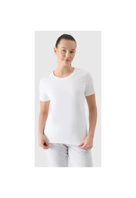 Tricou sport pentru femei -  Bumbac - Alb